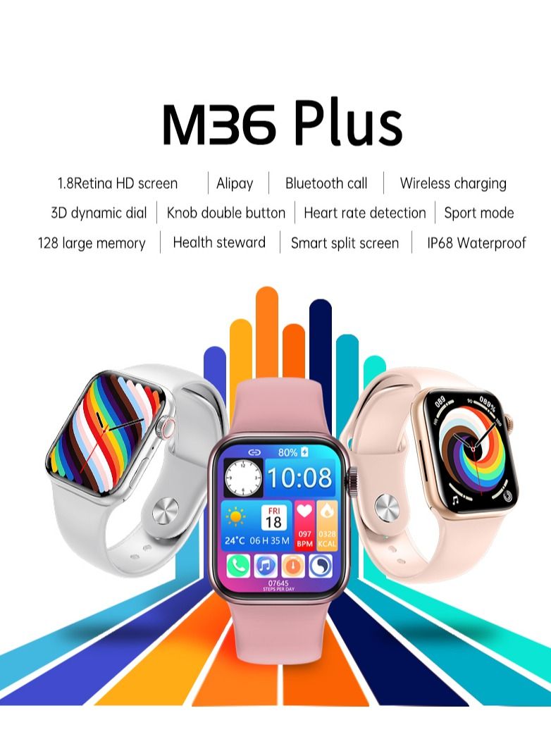 GULFLINK Full screen Smart Watch for Android and iOS Compatible iPhone and Samsung - Image 2