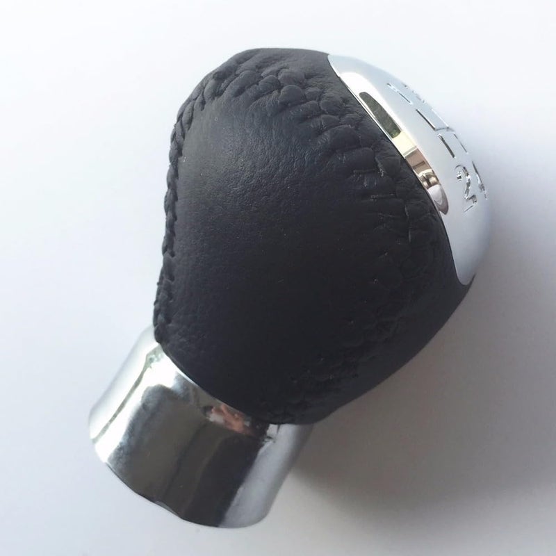 Wivplex 5 Speed Leather Chrome Gear Shift Knob for Mazda - Image 5