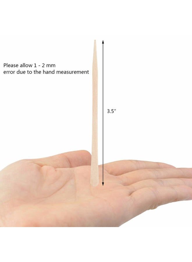 Tayfremn 1000 Pieces Small Wax Sticks Wood Waxing Spatulas Applicator Sticks Wooden Craft Sticks Hair Nose Wax Stick for Hair Body Eyebrow Removal. - Image 3