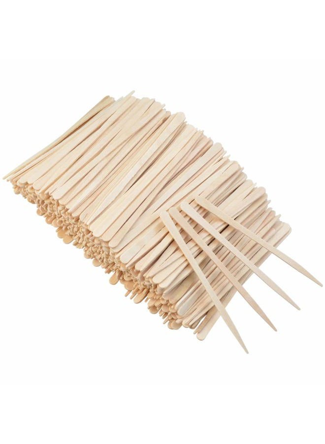 Tayfremn 1000 Pieces Small Wax Sticks Wood Waxing Spatulas Applicator Sticks Wooden Craft Sticks Hair Nose Wax Stick for Hair Body Eyebrow Removal. - Image 2