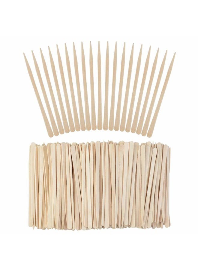 Tayfremn 1000 Pieces Small Wax Sticks Wood Waxing Spatulas Applicator Sticks Wooden Craft Sticks Hair Nose Wax Stick for Hair Body Eyebrow Removal. - Image 1