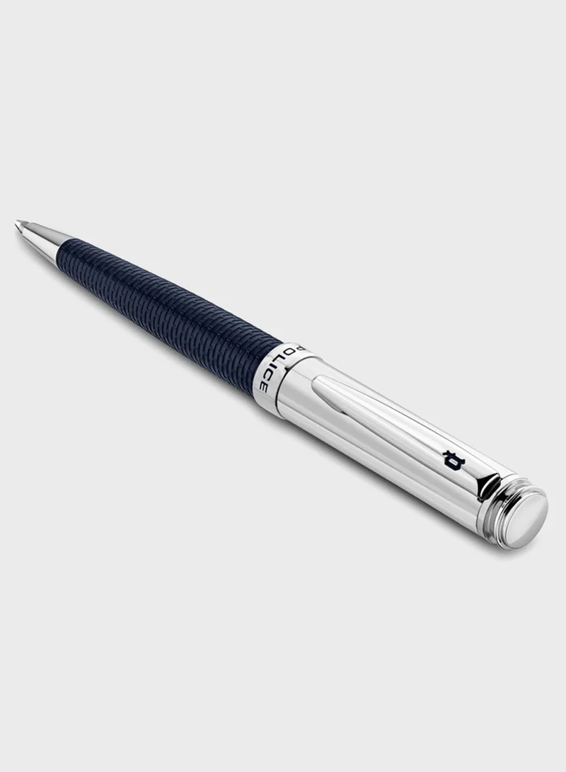 POLICE Blue Silver Pen Elegant Design