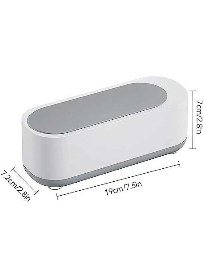 Ultrasonic Jewelry Cleaner, 250 ML Portable 45000Hz/s Professional Ultrasonic Cleaner Machine for Eye Glasses, Ring, Earring, Necklaces, Watch Strap, Makeup Brush  - Image 2