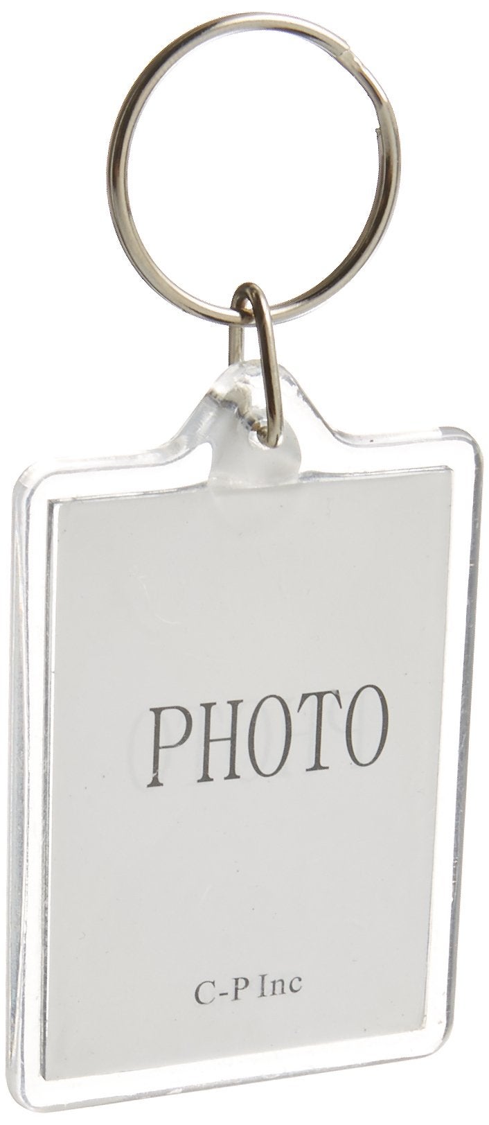 Teensery 10pcs Clear Acrylic Blank Photo Picture Frame Keychain Keyring Insert, Suit the size of 2.7 * 4.6cm (Rectangle)