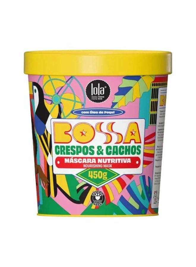 Lola Cosmetics Bossa Crespos & Cachos Nourishing Mask 450g - Image 1