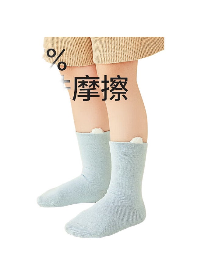 Beibi Baby Socks, Spring And Autumn, 100% Pure Cotton, Newborn Mid-calf Socks, Seamless Baby Socks, Autumn And Winter, 1-2 Years Old - Image 3
