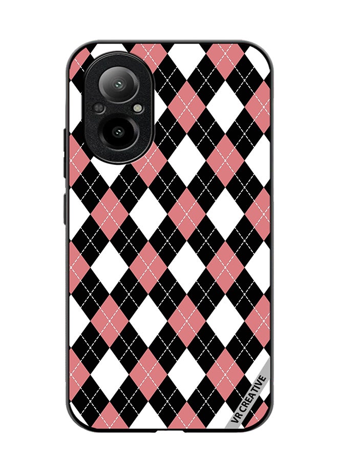 VR CREATIVE Protective Case Cover For Realme C67 4G Strips Design Multicolour - Image 1