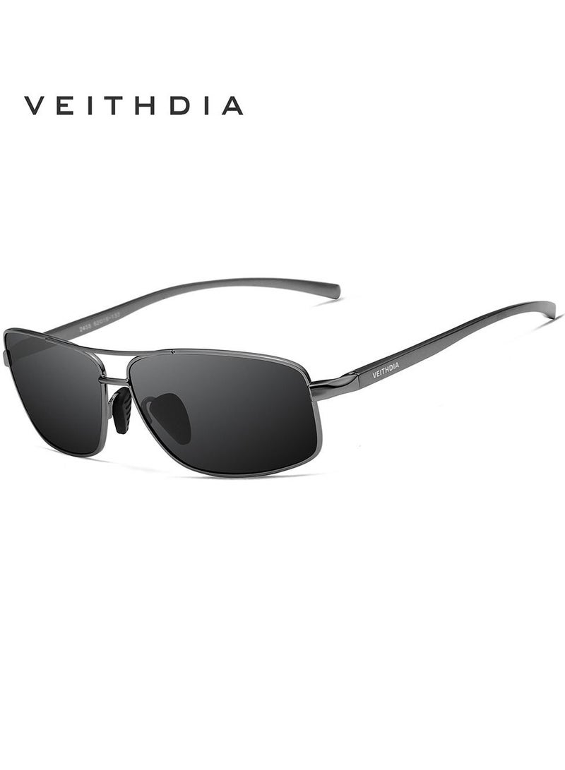 Veithdia Men's Square Polarized UV Resistant Sunglasses - Image 1