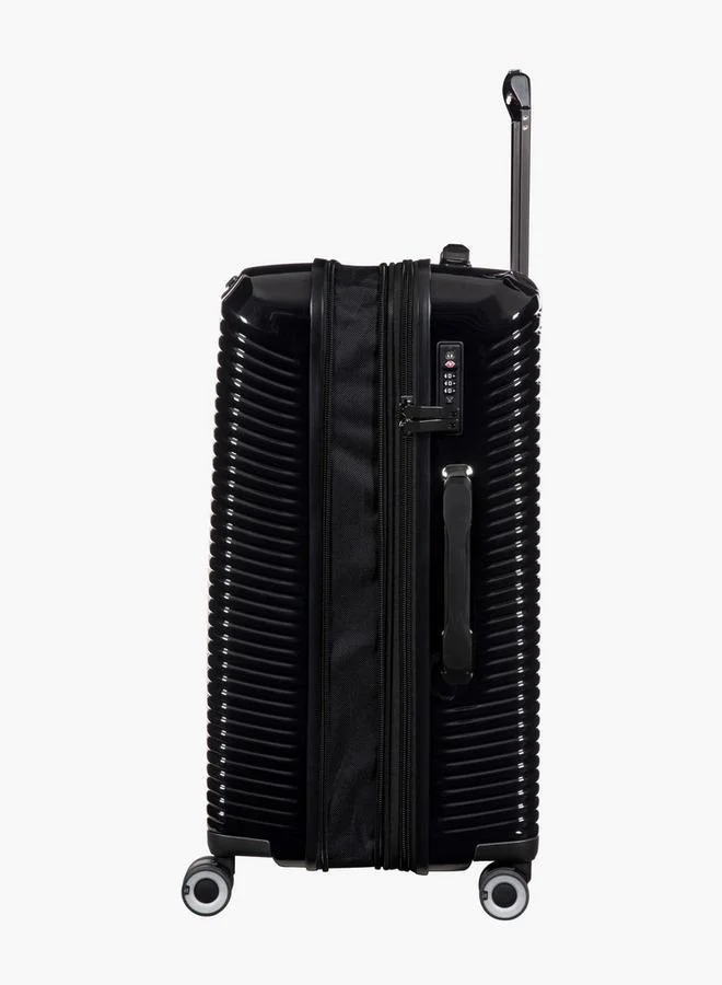 It BLACK Textured Hardcase Luggage Trolley With Retractable Handle  | Best Price UAE