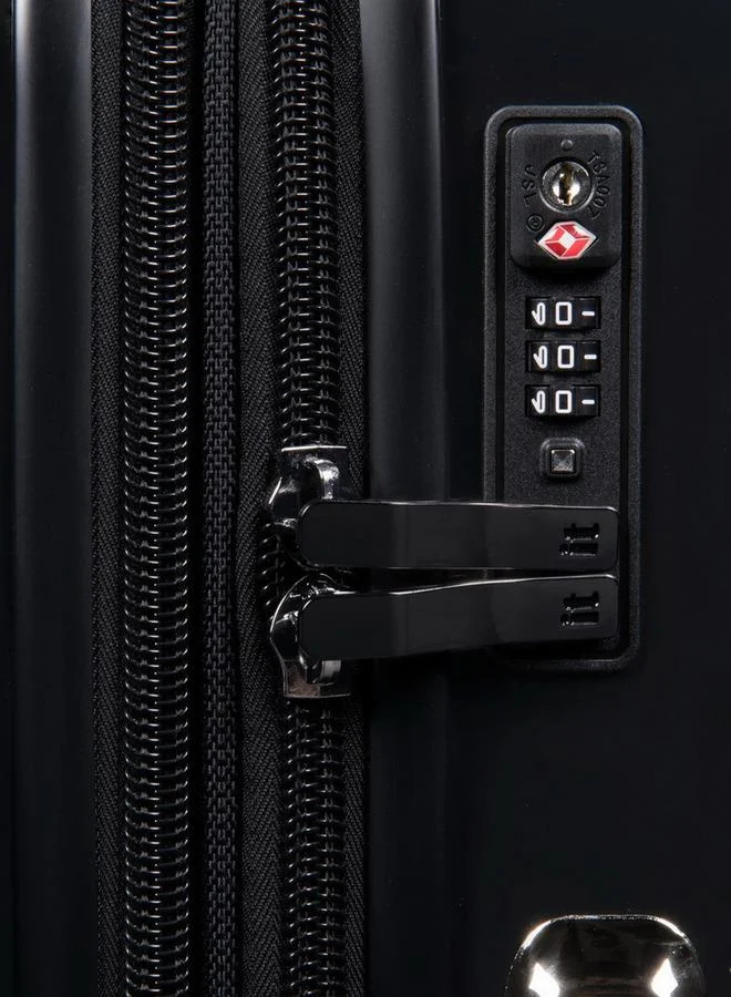 It BLACK Textured Hardcase Luggage Trolley With Retractable Handle  | Best Price UAE