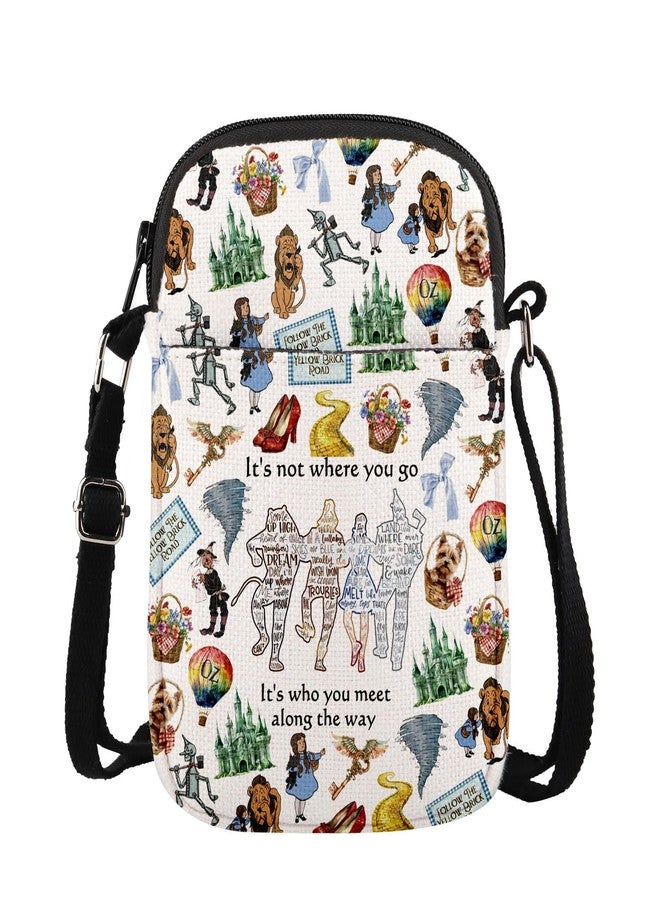 MAOFAED Wizard Crossbody Bag, It's Not Where You Go, It's Who You Meet Along The Way, Halloween Party Favor (who you meetCB) - Image 1
