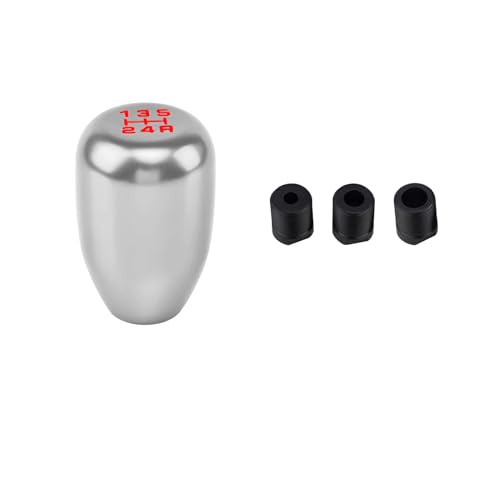 Kutyun Car Gear Shift Knobs, Manual Transmission Shift Knob, 5 Speed Car Stick Shift Knob with Adapter, Aluminum Alloy Shift Lever Knob, Universal Automatic Replacement for Manual Car - Image 1
