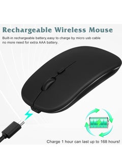 Ata Electronic Slim Wireless Mouse Mouse Wireless Mouse 4 Key Color Silent Rechargeable DPI Control