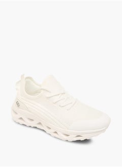 Celeste Women's Mesh Textured Sneakers with Lace-Up Closure  - Image 2