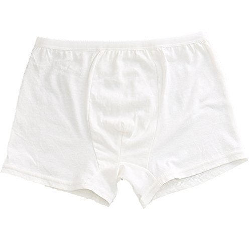 STARLY Mens Disposable Cotton Underwear Travel Boxers Briefs Portable Shorts White Color 5PK (Large) - Image 3