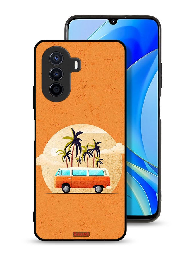 Tolwak Huawei nova Y70 Protective Case Cover Bus Art - Image 1