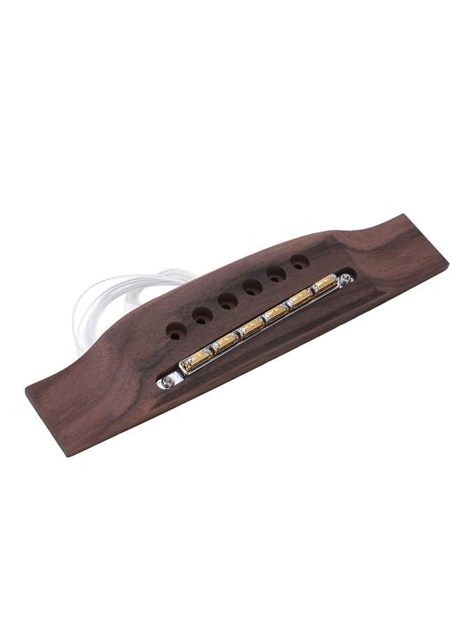 Piezo Pickup Active Dynamic for Folk Acoustic Guitar Bridge Sound Hole Instrument Accessories
