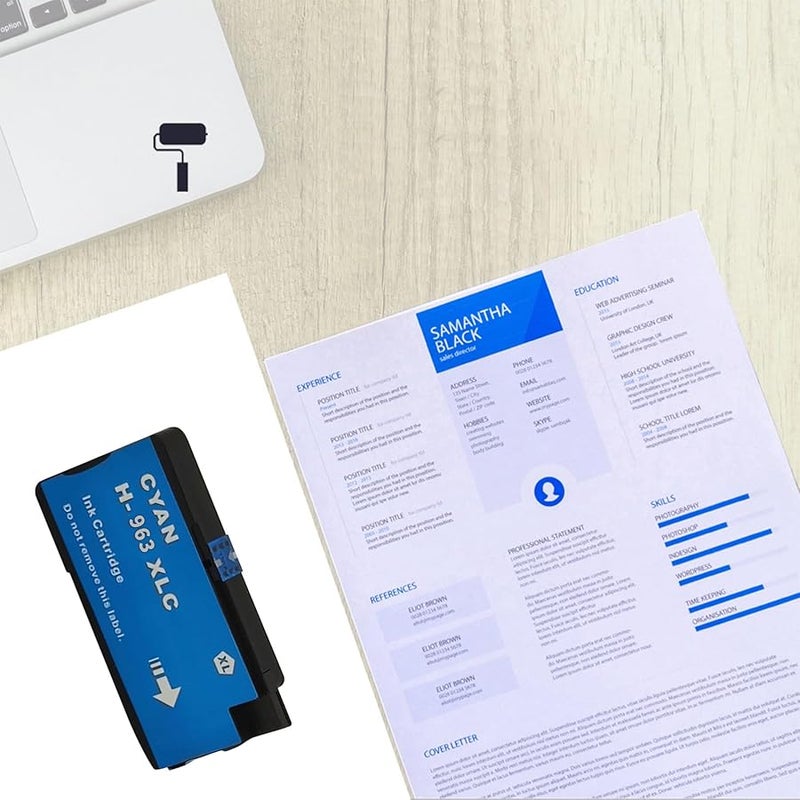 High Yields Yellow 963XL Multipack Ink Cartridge Replacement for 9010 9012 9020 9022 Printers - Image 3