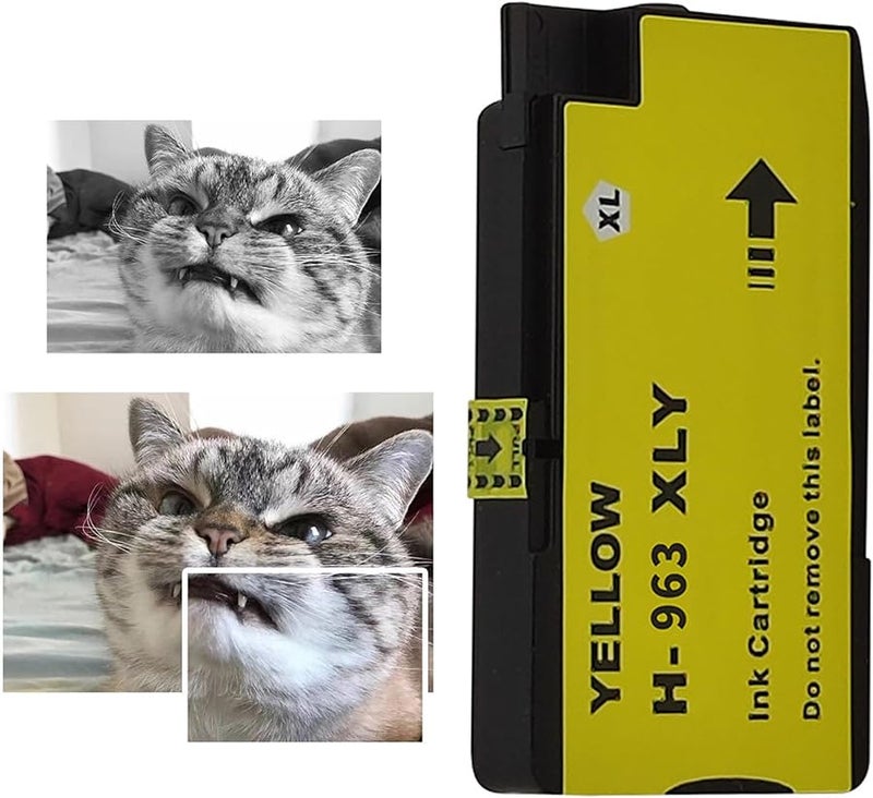 High Yields Yellow 963XL Multipack Ink Cartridge Replacement for 9010 9012 9020 9022 Printers - Image 5