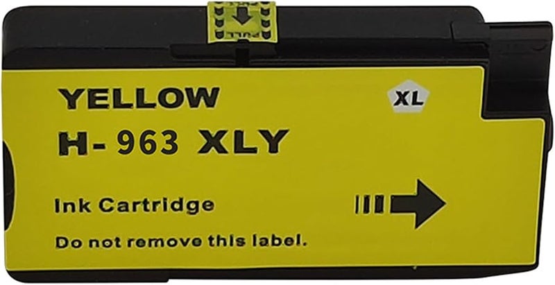 High Yields Yellow 963XL Multipack Ink Cartridge Replacement for 9010 9012 9020 9022 Printers - Image 1