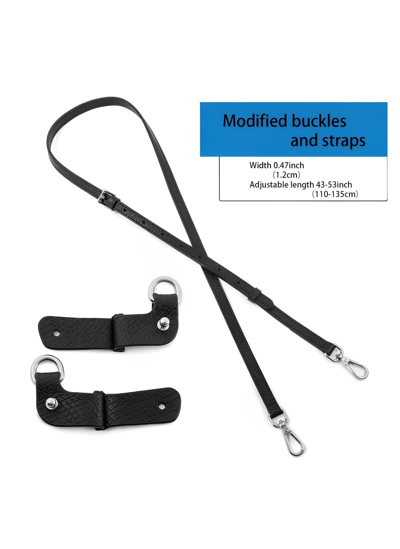 Skycare - Skycare Genuine Leather Purse Straps - Adjustable Shoulder Strap for Longchamp Mini Bags - Image 1