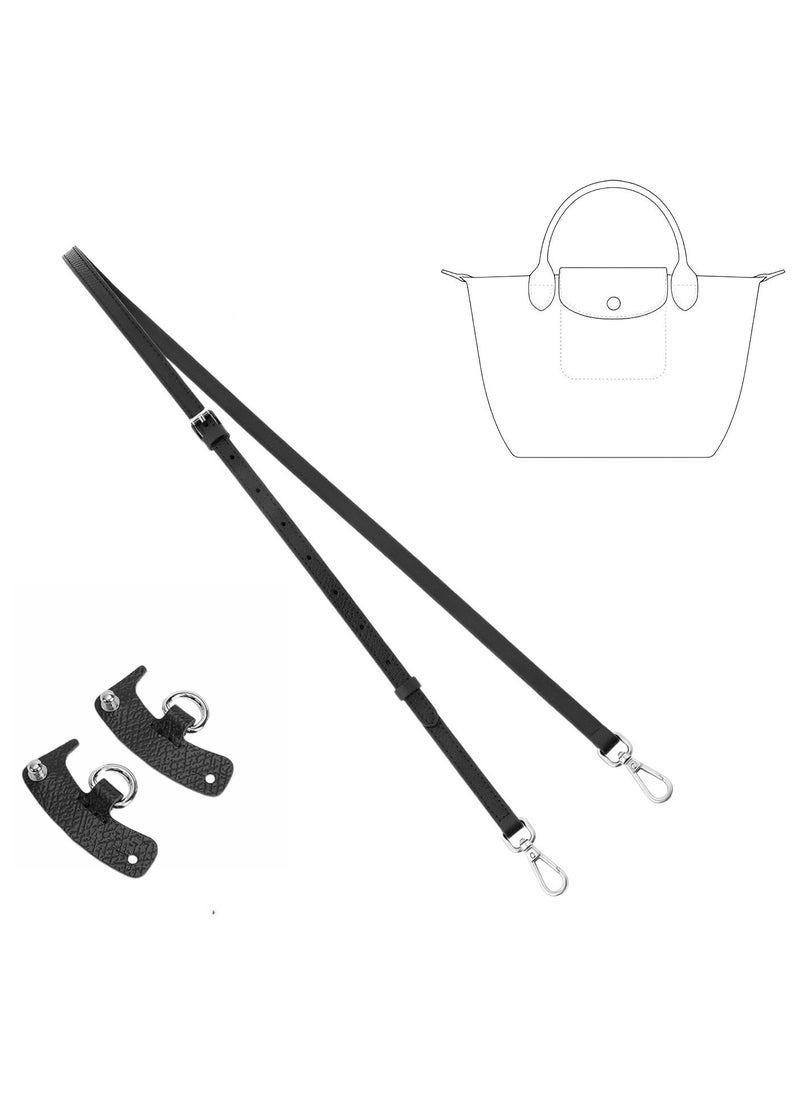 Skycare - Skycare Genuine Leather Purse Straps - Adjustable Shoulder Strap for Longchamp Mini Bags - Image 1