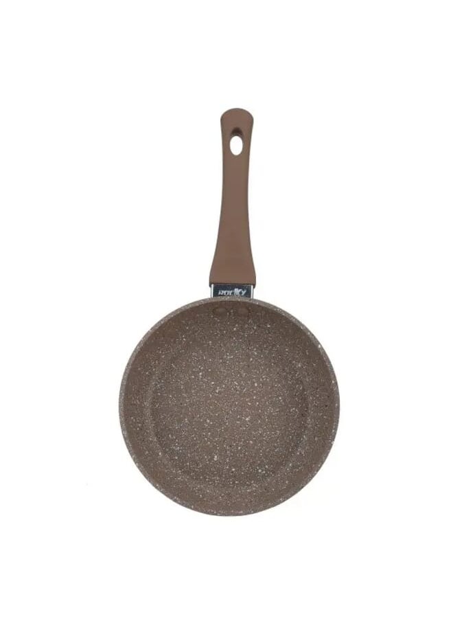 Rocky - Rocky Brown Granite Frying Pan 18cm - Image 1