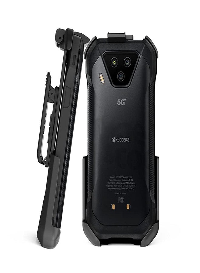 جراب حماية لجهاز DuraForce Ultra 5G UW، حامل مشبك حزام دوار شديد التحمل من BELTRON لجهاز Kyocera DuraForce Ultra 5G E7110 (Verizon) الميزات: تثبيت آمن، مزلاج سريع الفتح (قوة صناعية) - Image 1