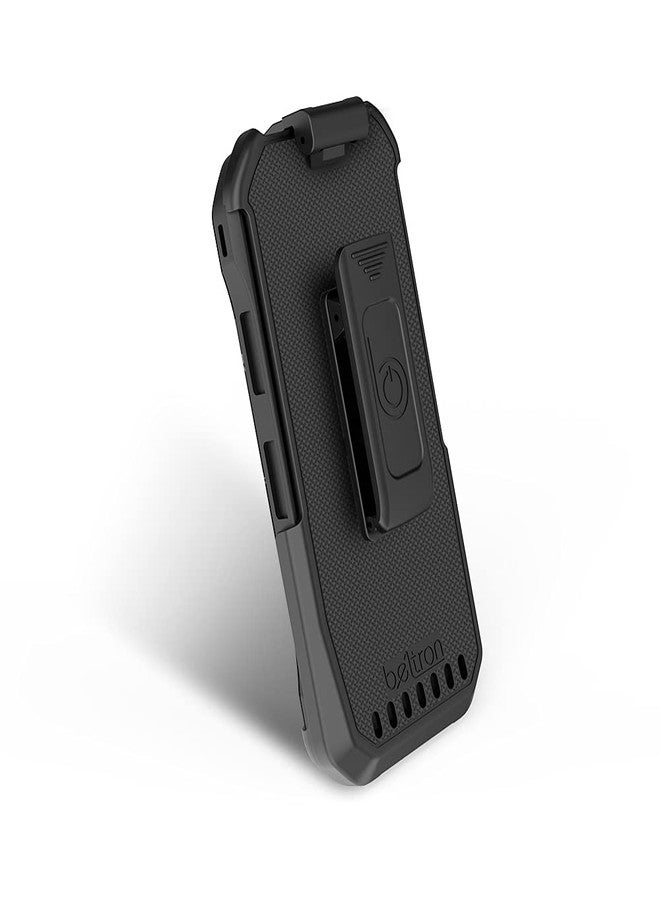 جراب حماية لجهاز DuraForce Ultra 5G UW، حامل مشبك حزام دوار شديد التحمل من BELTRON لجهاز Kyocera DuraForce Ultra 5G E7110 (Verizon) الميزات: تثبيت آمن، مزلاج سريع الفتح (قوة صناعية) - Image 3