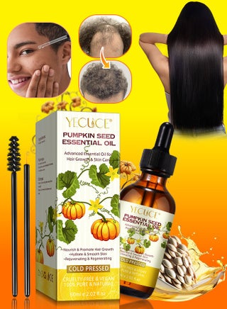 60ml Pumpkin Seed Essential Oil for Skin and Hair Growth Organic 100% Pure RAW Cold Pressed Pumpkin Seed Oil for Anti Aging Wrinkle Massage Oil Hair and Scalp Care Vitamin E Oil for Skin and hair - pzsku/Z39FDFEF92F47950A8D71Z/45/_/1720530853/f10b1339-e2e0-498c-853a-a25aa6404319