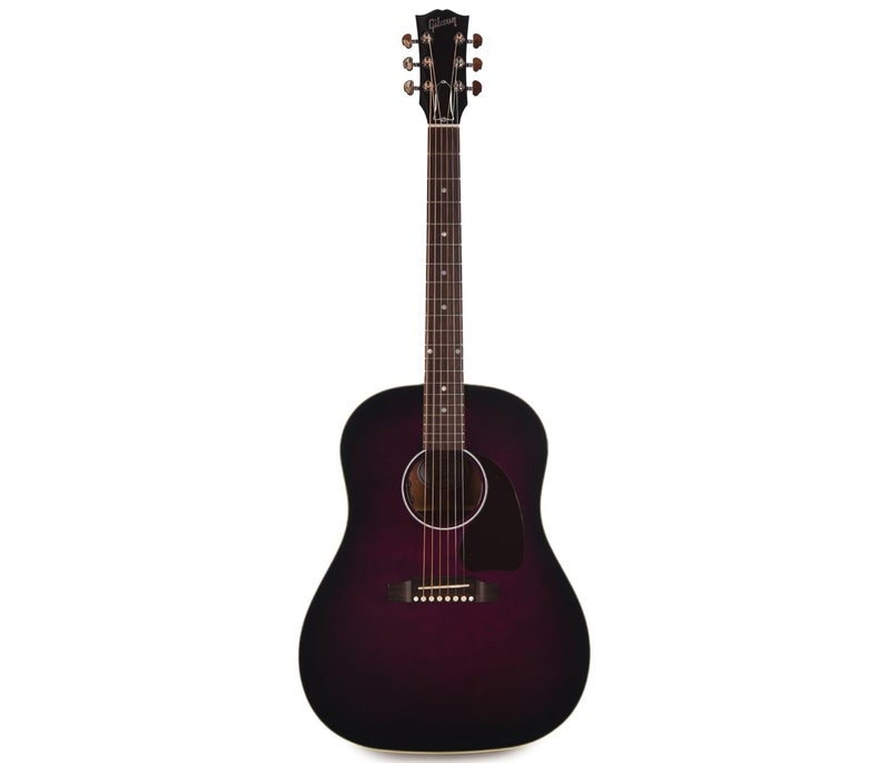 Gibson MCRS45PB J-45 Standard Acoustic Electric Guitar - Purple Burst - Image 2