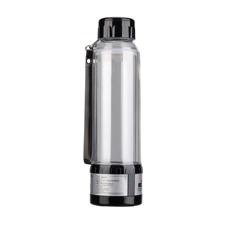 Oushiba 12V Portable Water Boiler Large Black Food Grade Glass Car Electric Kettle - Overvoltage Protection Smart Heating System for Making Tea and Coffee for Camping - Image 4