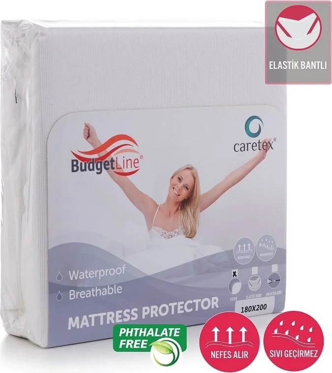 Caretex Eco Comfort Waterproof Mattress Protector Mattress Protector (With Elastic Band)