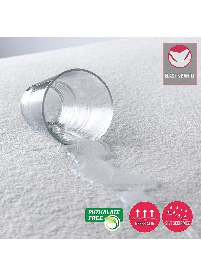 Caretex Eco Comfort Waterproof Mattress Protector Mattress Protector (With Elastic Band)