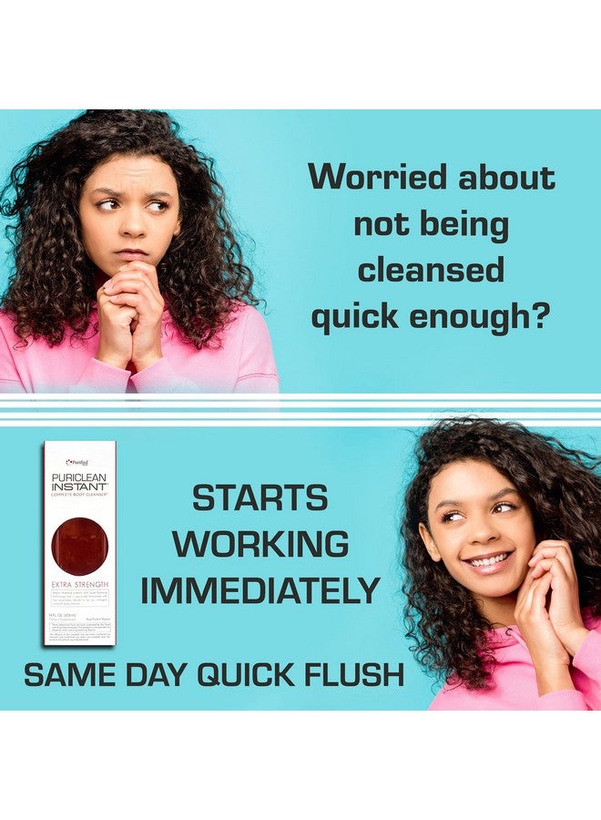 Wellgenix Puriclean Instant Complete Body Cleanser, 16 Fl Oz Fruit Punch, Premium Extra Strength Herbal Cleanse Detox Drink (2 Pack) - Image 5