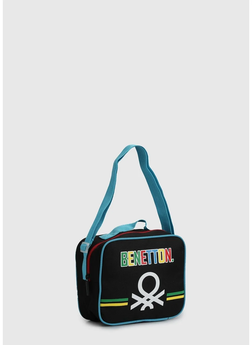 Benetton Black Black Lunch Bag