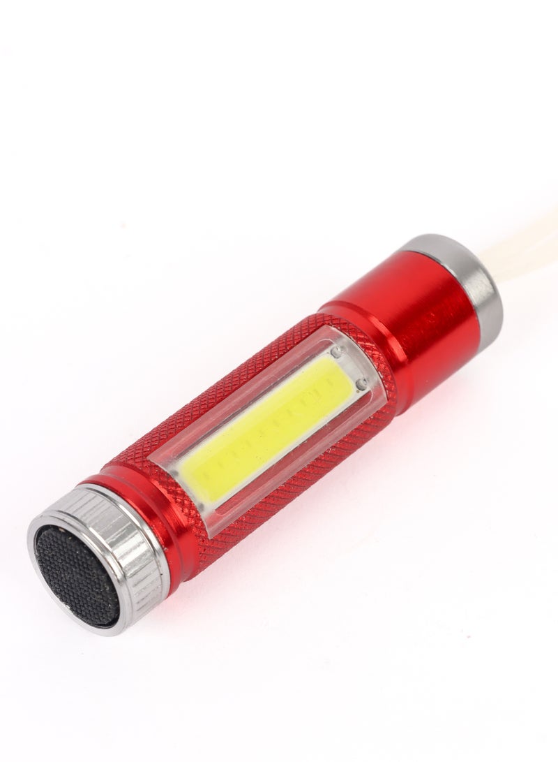 LUSTER Small flashlight with silicone hook ,red - Image 3
