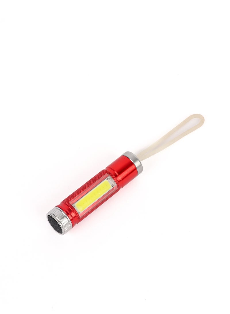 LUSTER Small flashlight with silicone hook ,red - Image 2