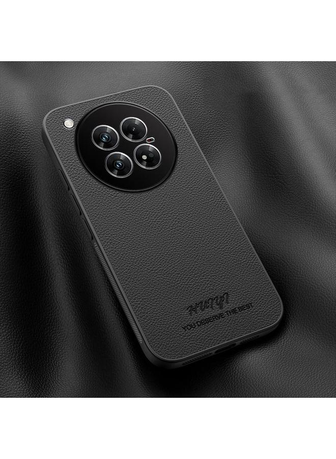 For Infinix Zero 40 5G HUIYI Leather Magnetic Phone Case(Black)