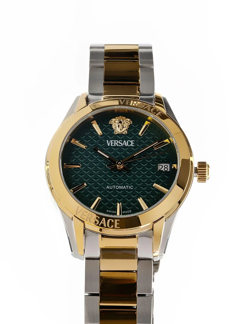 VERSACE Greca Classic Automatic Green Dial Watch
