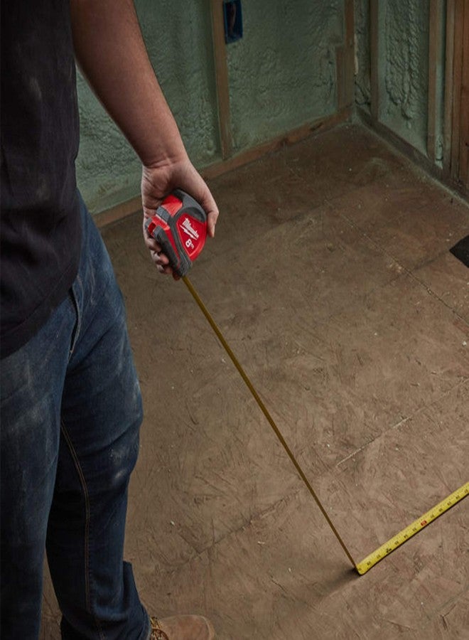Milwaukee 4932459596 8m/26ft Pro Compact Tape Measure, Red - Image 5