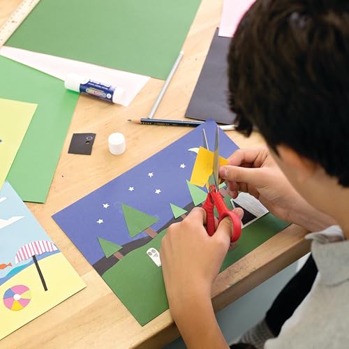 TRU-RAY دفتر ورق البناء الثقيل Tru-Ray®، 10 ألوان متنوعة، 9" × 12"، 40 ورقة - Image 5