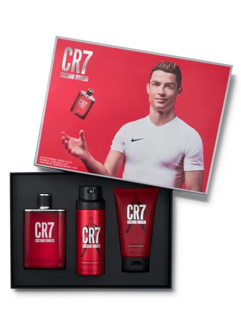 كرستيانو رونالدو مجموعة هدايا كريستيانو رونالدو CR7 100 مل ماء تواليت + 150 مل جل استحمام + 150 مل بخاخ للجسم - Image 2