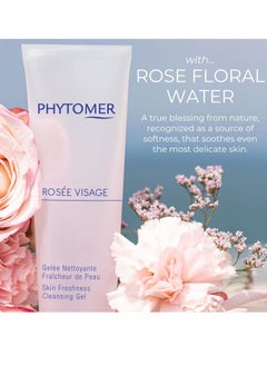 Phytomer PHYTOMER Rosée Visage Face Cleansing Gel | Daily Facial Cleanser & Makeup Remover | With Rose Water | 95% Natural Ingredients | Sustainable & Eco-Friendly Skin Care | 250ml  - Image 4