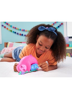 Polly Pocket Playset and Travel Toy with 2 Micro Dolls and 12 Accessories, Animal Toy, Sloth 2-in-1 Purse Compact  - Image 2