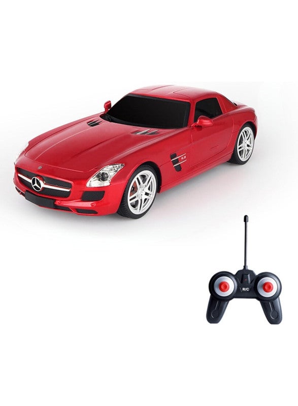 gearbox سيارة سباق تحكم عن بعد مرسيدس-بنز SLS AMG Kool Speed 1:24 للأطفال 3 سنوات وما فوق (أحمر) - Image 1