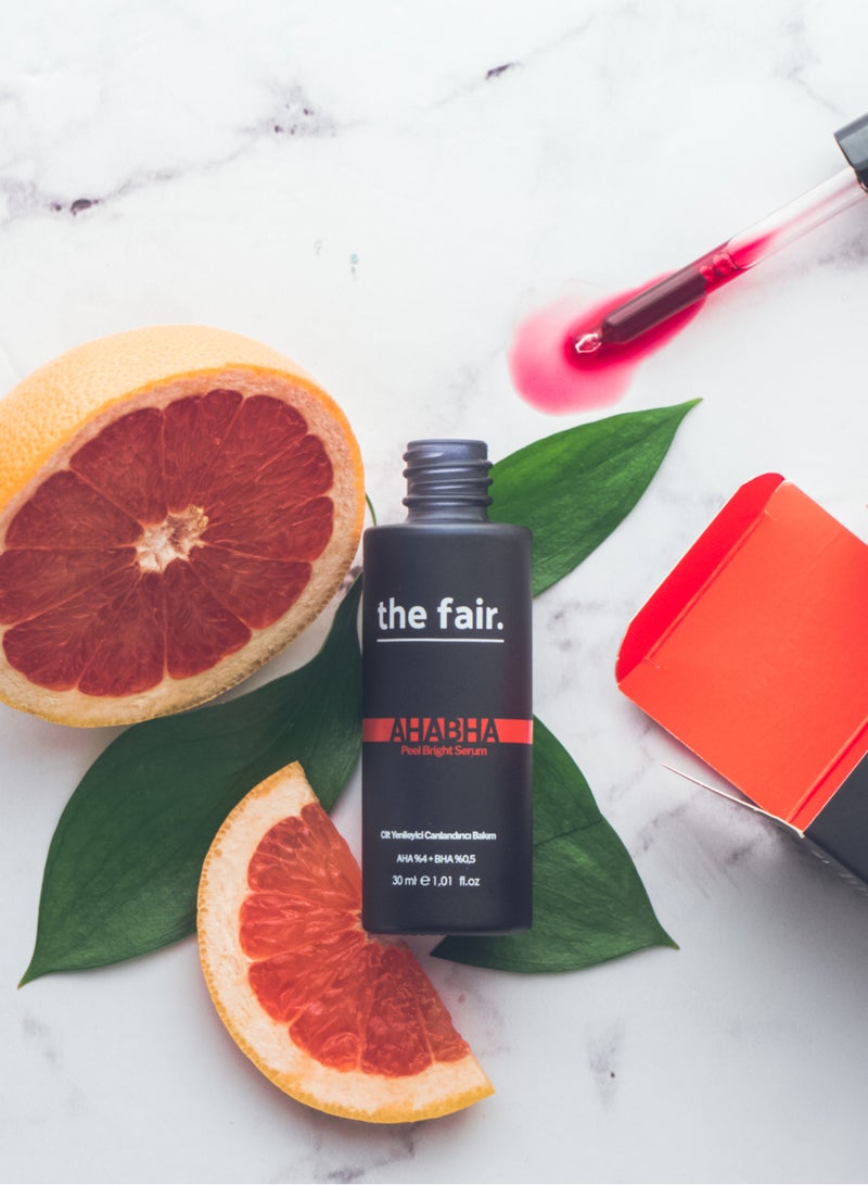 the fair. AHABHA Brightening Renewal Peeling Face Serum 30ML - Image 3