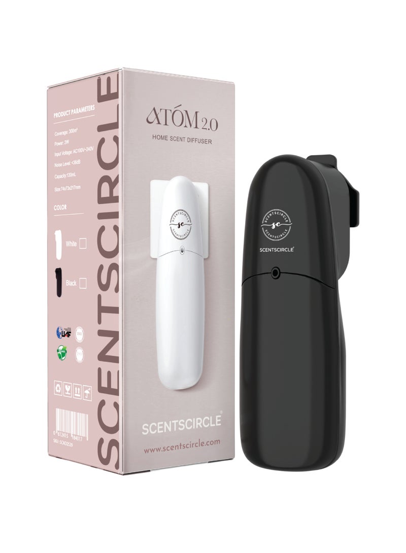 سِنتسِركل جهاز تعطير سنتس سيركل أتوم 2.0 - موزع عطور أوتوماتيكي صامت بدون ماء، يغطي حتى 300م³/100م² للمنزل والمكتب - Image 2