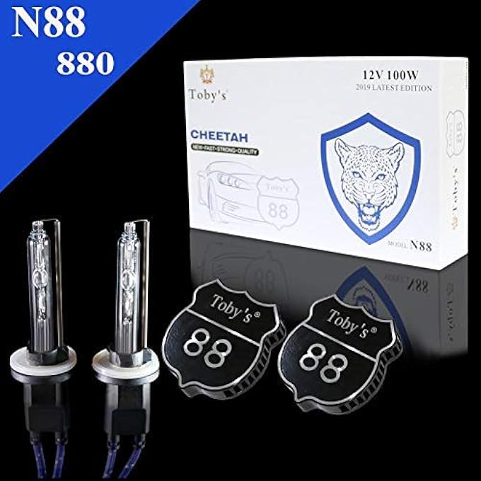 توبيز طقم استبدال مصباح زينون N88 HID 880 طقم استبدال مصباح زينون N88 100 واط و880 - Image 2