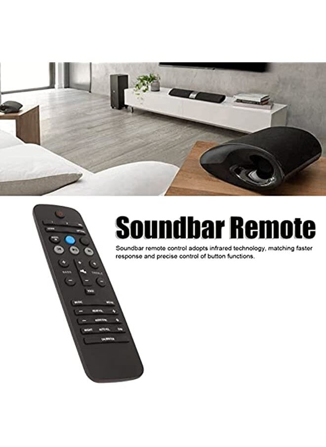 Zaboon - Soundbar Remote, Replaced Remote Fit MBE302 ABS Replacement Sound Remote Control for Fidelio B5 Xs1 B5 12 B5 37 B5 79 Xs1 12 Bar Speakers - Image 1